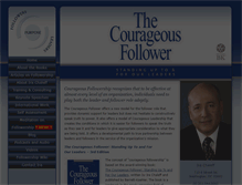 Tablet Screenshot of courageousfollower.net